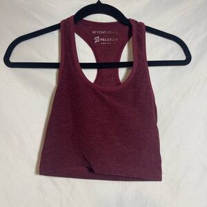 Beyond Yoga Burgundy Racerback Tank Top